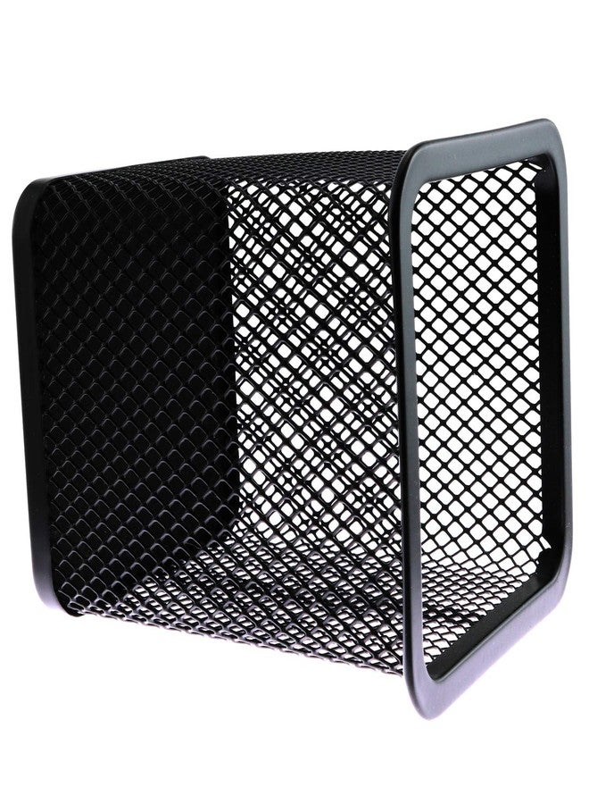 رولينج حامل أقلام شبكي من RuiLing، عبوة واحدة، شكل مربع، حاوية أقلام رصاص، منظم تخزين مكتبي معدني متعدد الأغراض مجوف، مناسب لأدوات الطلاب المكتبية (أسود) - Image 4