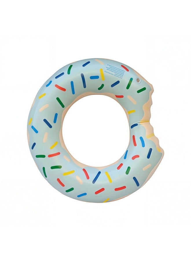Donut Blue New Summer Watermelon Swimming Ring Pvc Thick Single-layer Best Red Watermelon Ring - Image 1