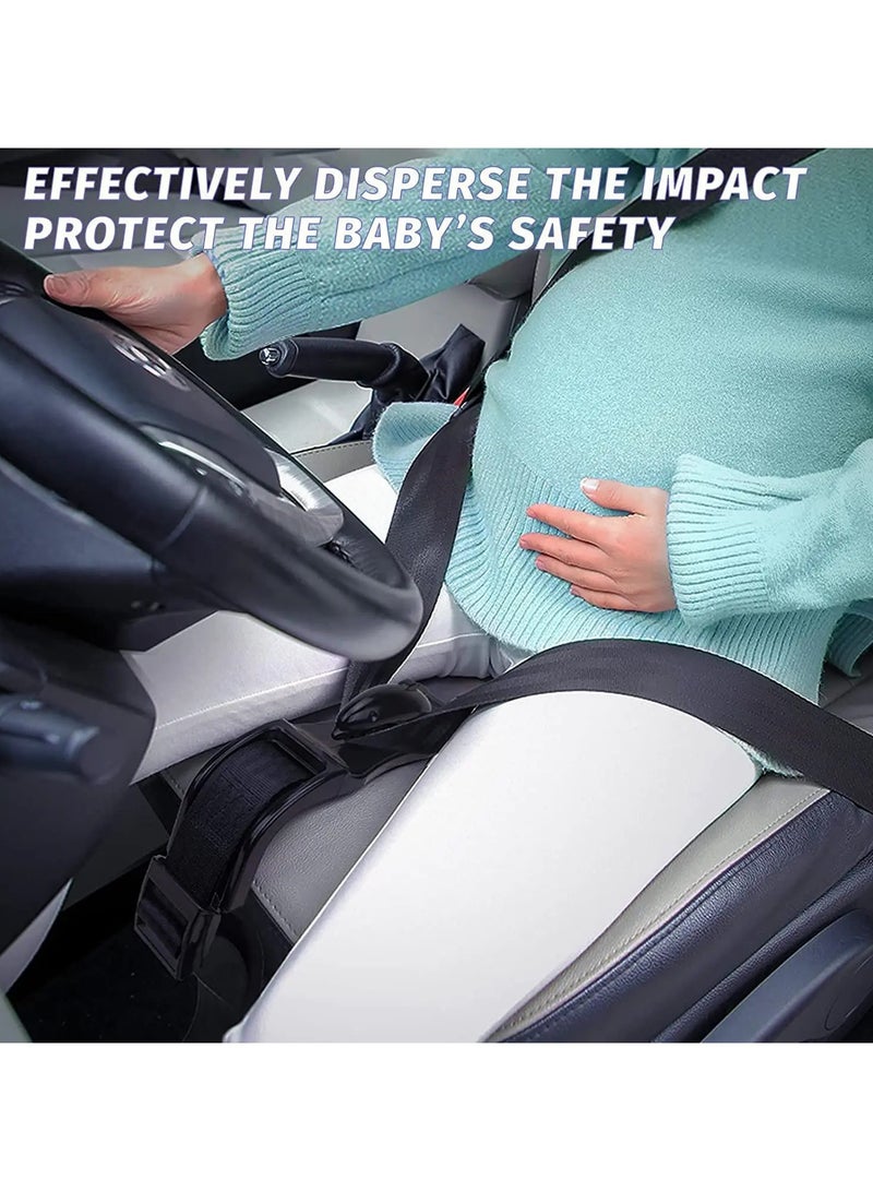 AROAQ Seat Belt Adjuster, Car Seat Safety Belly Support Belt For Pregnant Woman, Maternity Moms Car Comfort And Safety Driving Belt, Convenient Baby Protector Seat Belt Adjuster Extender - Image 5