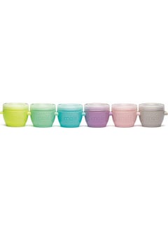 melii Snap & Go Pods - Airtight & Leakproof Baby Food Containers - Baby Food Storage Pods for Effortless Mealtime, 2oz, Set of 6  - Image 1