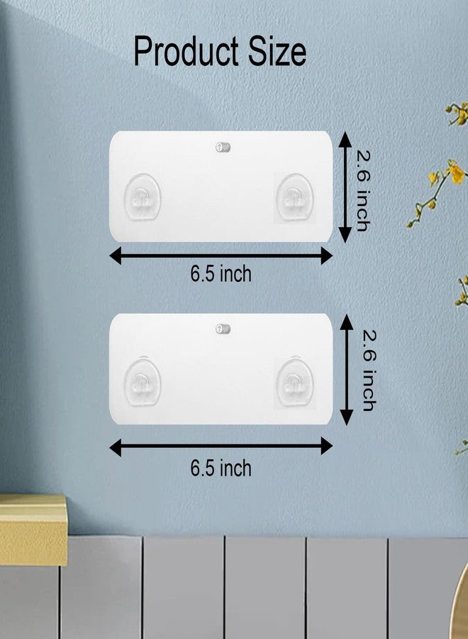 Diesisa 2 Pack Shower Caddy Adhesive for Replacement, Strong Adhesive for Shower Caddy, No Drilling Hang Walls Bathroom Shelves (For Small and Dual basket Shelf 6.5 * 2.8 inch - Image 2