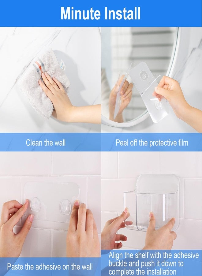 Diesisa 2 Pack Shower Caddy Adhesive for Replacement, Strong Adhesive for Shower Caddy, No Drilling Hang Walls Bathroom Shelves (For Small and Dual basket Shelf 6.5 * 2.8 inch - Image 5