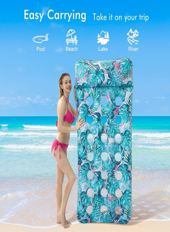Rexmon Pool Inflatables for Adult - Sun Tanning Bed Float | Pool Tanning Float | Folding Water Lounger Inflatable Raft | Sun Tanning Raft Bed for Men Women Swimming Pool Beach Party Water Activities - Image 5