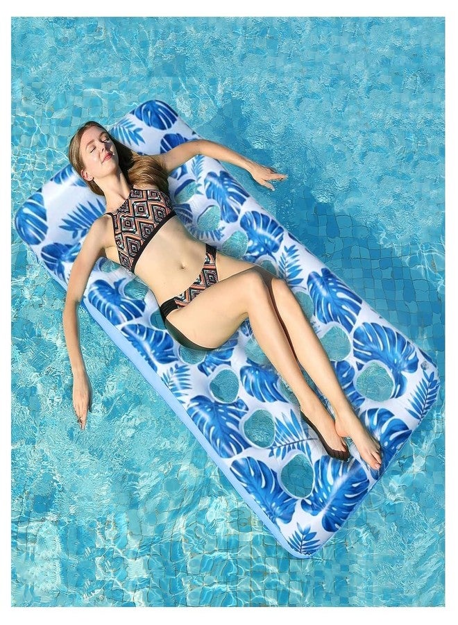 Rexmon Pool Inflatables for Adult - Sun Tanning Bed Float | Pool Tanning Float | Folding Water Lounger Inflatable Raft | Sun Tanning Raft Bed for Men Women Swimming Pool Beach Party Water Activities - Image 1