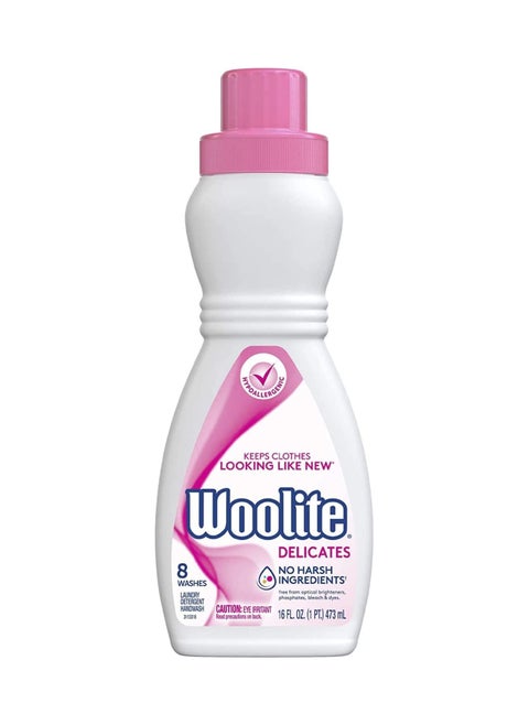 Woolite Delicates Hypoallergenic Liquid Laundry Detergent, 8 Loads, 16oz, Hand & Machine Wash