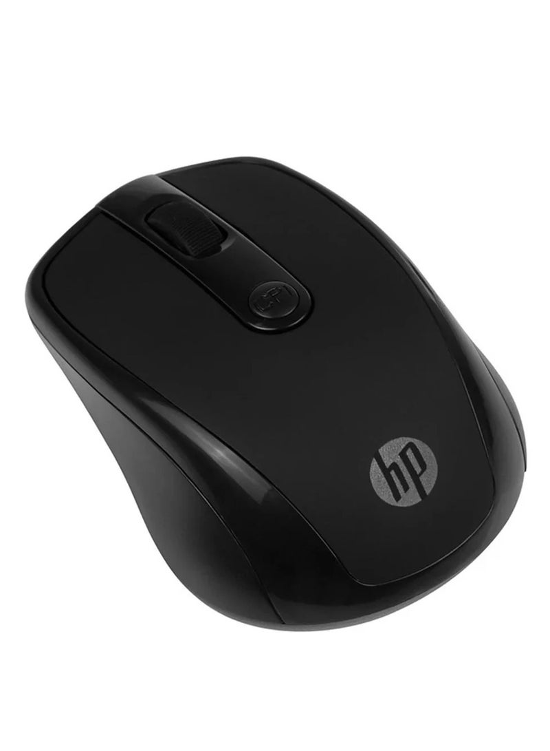 HP فأرة مكتب لاسلكية بتقنية بصرية V3100، سرعة عالية 1200 نقطة في البوصة، تصميم مريح لجهاز الكمبيوتر/ماك/لابتوب - أسود - Image 2