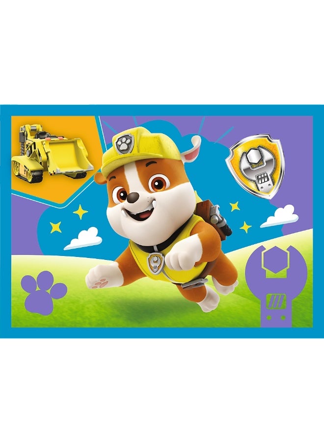 Trefl - Paw Patrol Running Pupies 4 in 1 Puzzle (12+15+20+24) Pieces - - Image 1