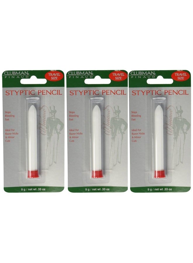 Clubman Pinaud Styptic Pencil Travel Size .33 oz (Pack of 3) - Image 1