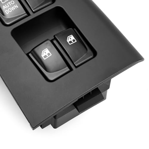 Lin Cin Yin Window Switch Drive Side for 2007 2008 2009 2010 Hyundai Elantra,Window Assembly with Lock Switch,Mirror Adjust Control,Elantra Front Left Main Auto Window Switch 935702H1107U DWS1186 1S15820 - Image 2