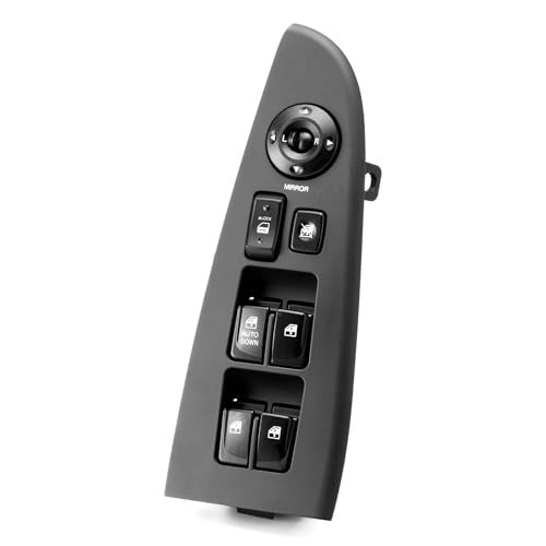 Lin Cin Yin Window Switch Drive Side for 2007 2008 2009 2010 Hyundai Elantra,Window Assembly with Lock Switch,Mirror Adjust Control,Elantra Front Left Main Auto Window Switch 935702H1107U DWS1186 1S15820 - Image 1