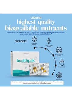 USANA HealthPak with InCelligence Technology and Essential Nutrients and Antioxidants to Support Total Body Health* – Convenient Daily AM/PM Packets – 56 Packets – 28 Day Supply  - Image 2