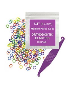 14 Inch Orthodontic Elastic Rubber Bands 100 Pack Neon Medium 3.5 Ounce Small Rubberbands Dreadlocks Hair Braids Fix Tooth Gap Free Elastic Placer For Braces - pzsku/Z5740CCFB0415D1E84074Z/45/_/1707974324/10c3aa1d-c190-4e25-b1ea-1d4a2bd477a1