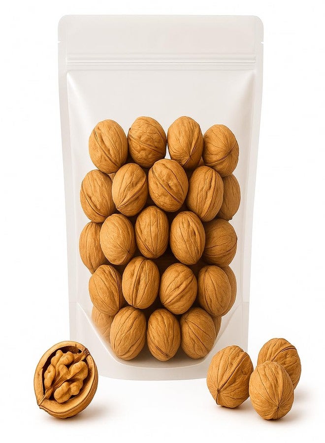 Sky Ecommerce Crazy Nuts | California Grown Whole Walnuts In Shell, 1lb | Raw Walnuts Whole Bulk, Nuts in Shells for Squirrels - Image 1