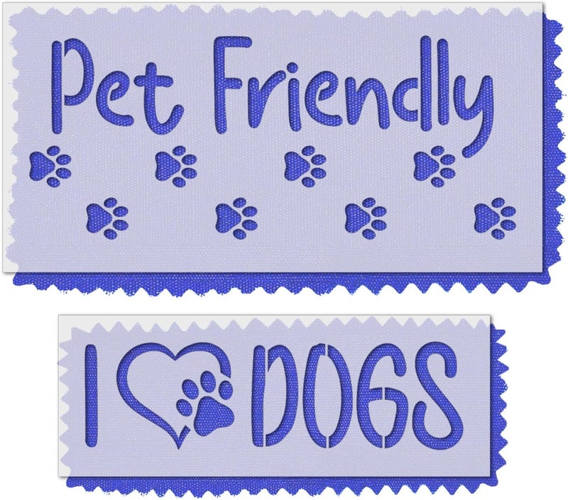 Stencil Stop Dog Lovers Stencil Set | Reusable Dog Paw Print Stencils for Painting on Wood, Walls, Fabric, Rocks & DIY Crafts | Durable 14 Mil Mylar Plastic | Multiple Sizes for Creative Projects - Image 1