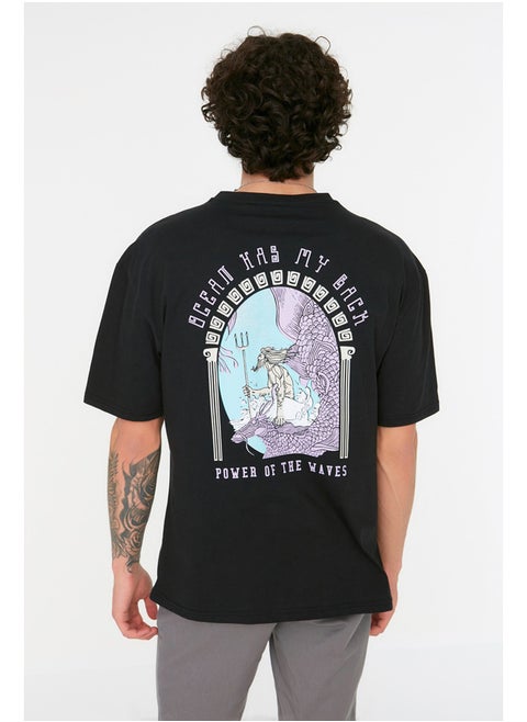 Man T-Shirt Black