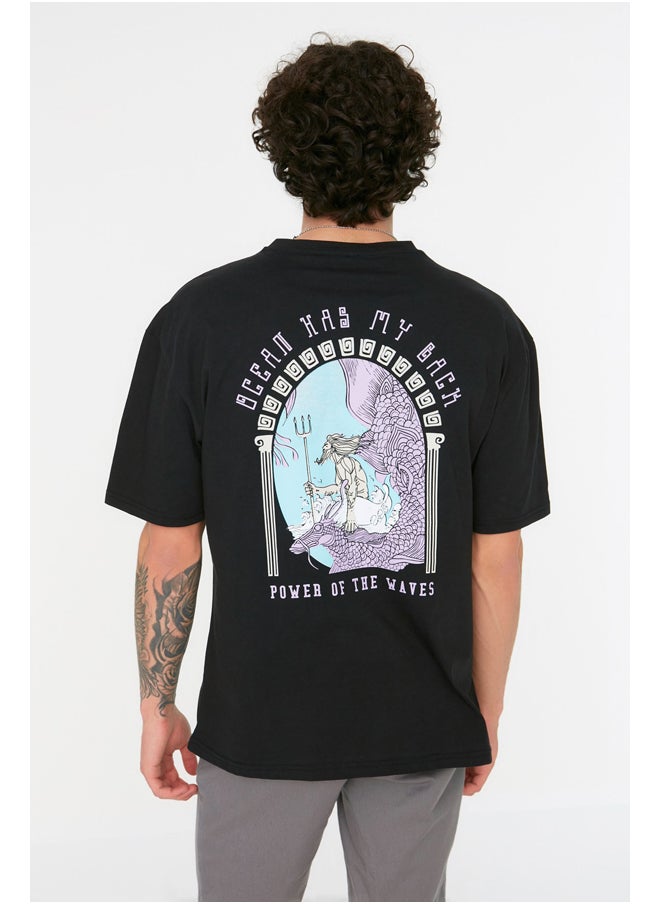 Man T-Shirt Black