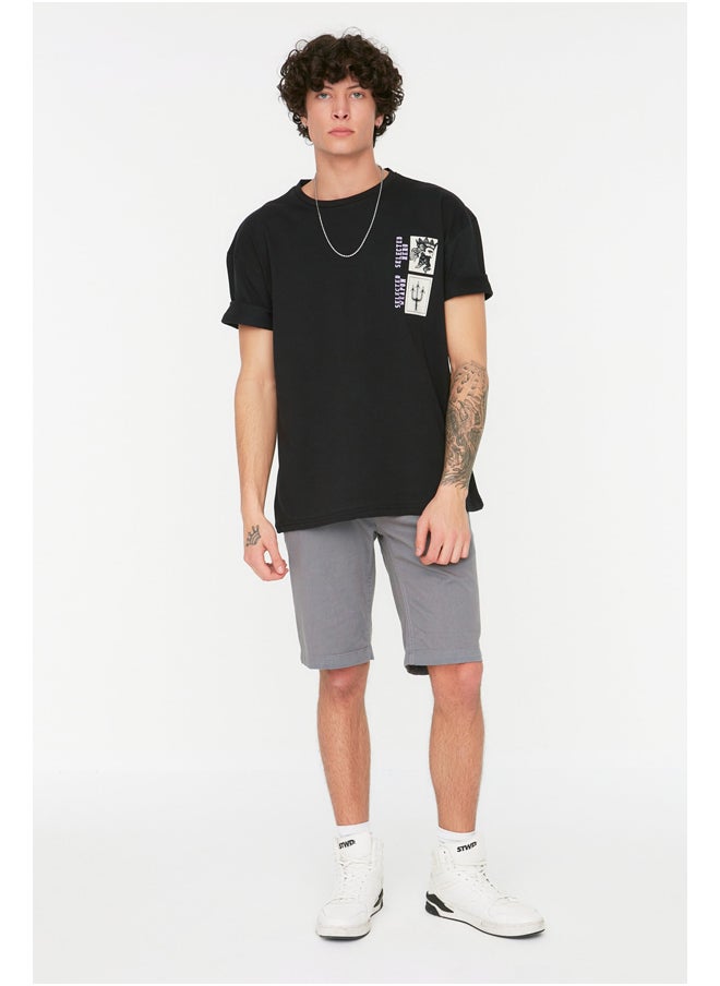 Man T-Shirt Black