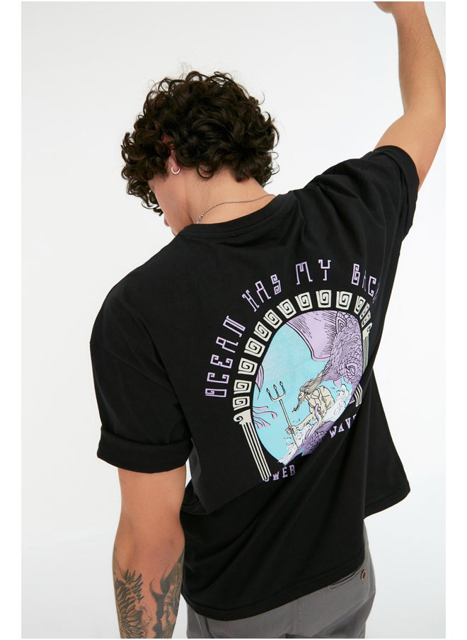 Man T-Shirt Black