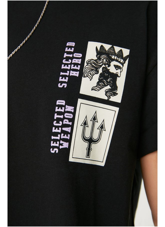 Man T-Shirt Black