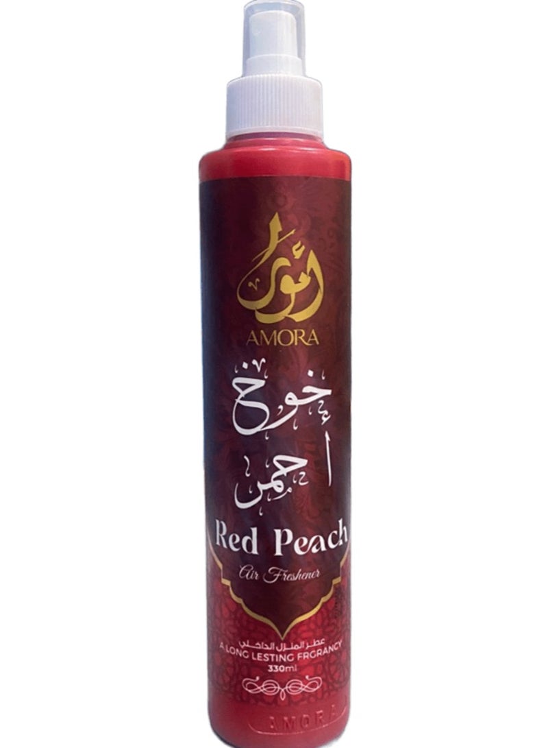 amora Air Freshener with  Red Peach Scent 330 ml - Image 2