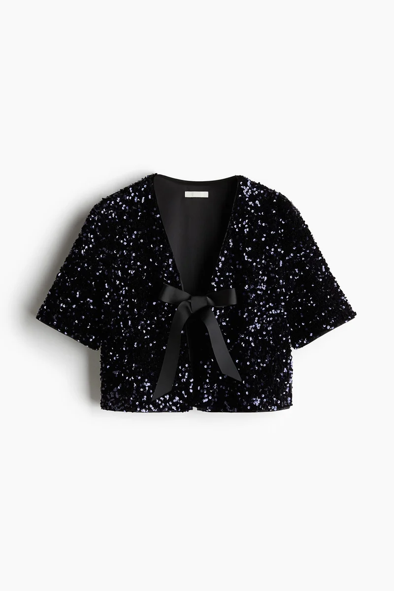 H&M Sequined blouse