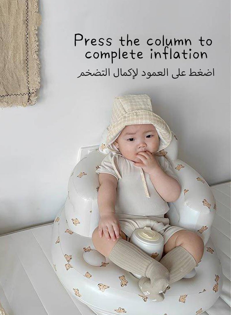 Inflatable Baby Chairs and Baby Feeding Seat, Air Sofa for Baby - Image 3