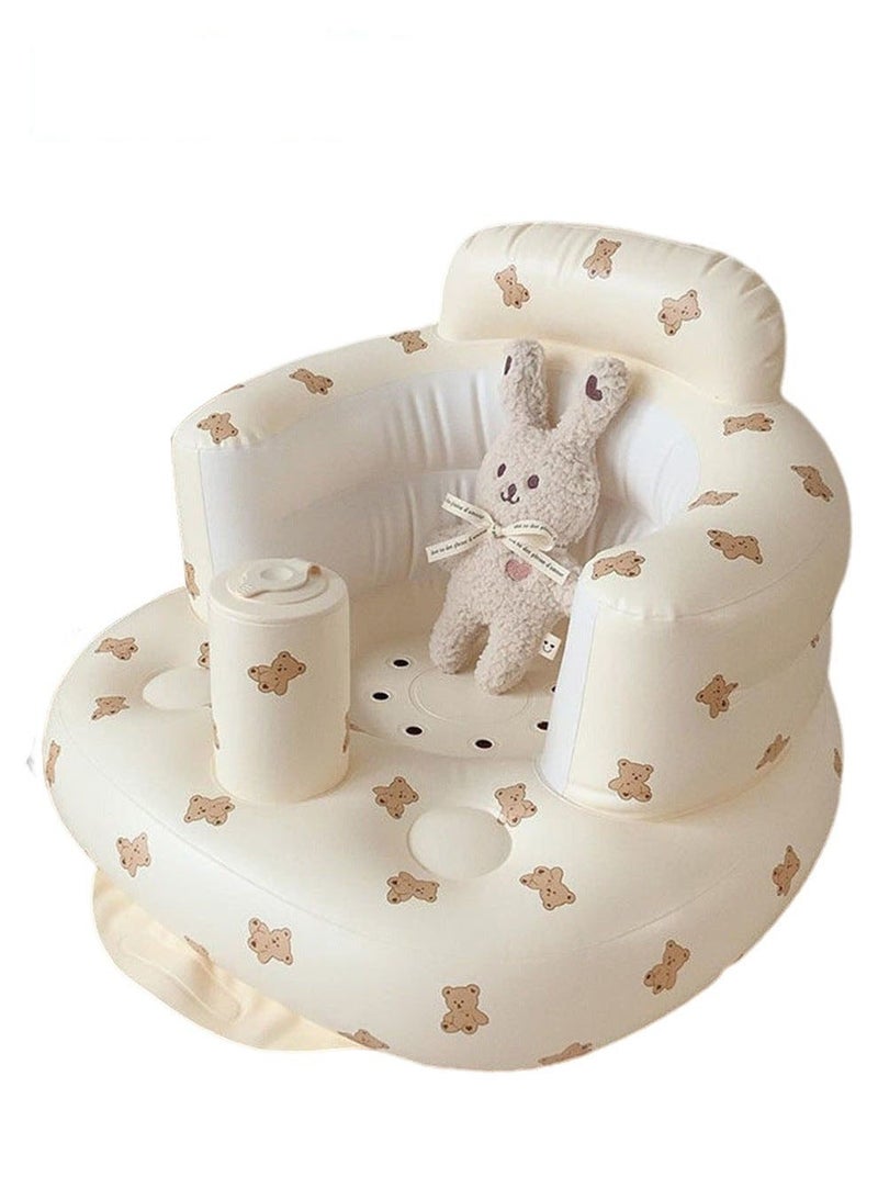 Inflatable Baby Chairs and Baby Feeding Seat, Air Sofa for Baby - Image 1