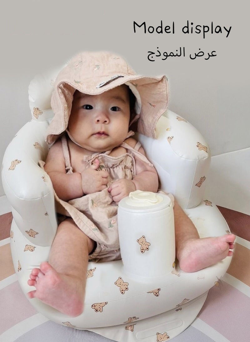 Inflatable Baby Chairs and Baby Feeding Seat, Air Sofa for Baby - Image 2