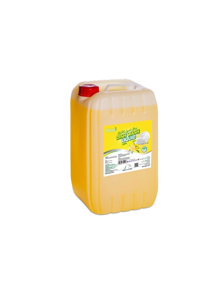 Crystal Clean Lemon Dish Wash Liquid 20 Litre - Image 2