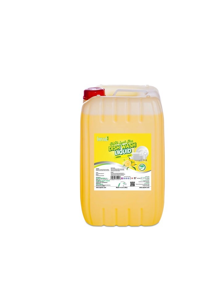 Crystal Clean Lemon Dish Wash Liquid 20 Litre - Image 1