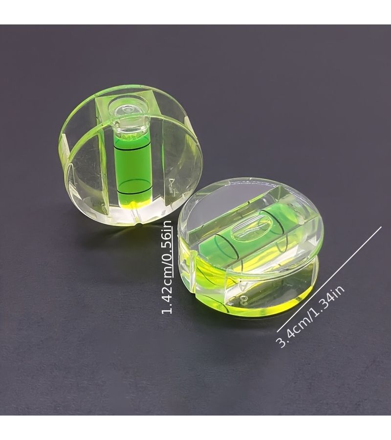 Photo Frame Wall Measuring Tool Level With Circular Spirit Level 1pc - Image 2