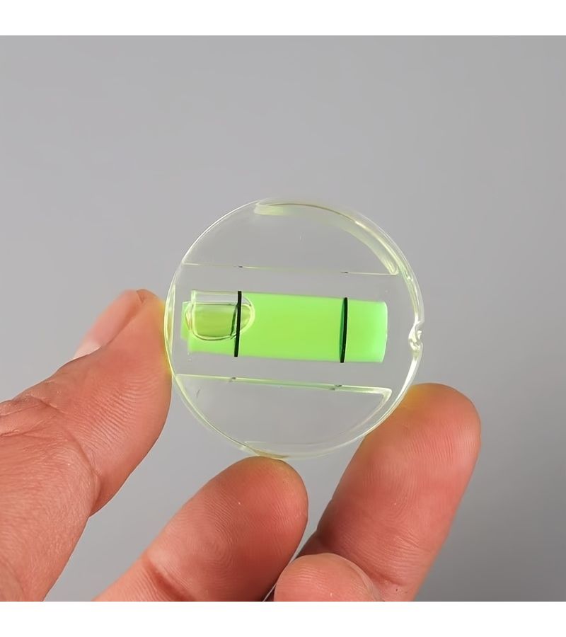 Photo Frame Wall Measuring Tool Level With Circular Spirit Level 1pc - Image 1