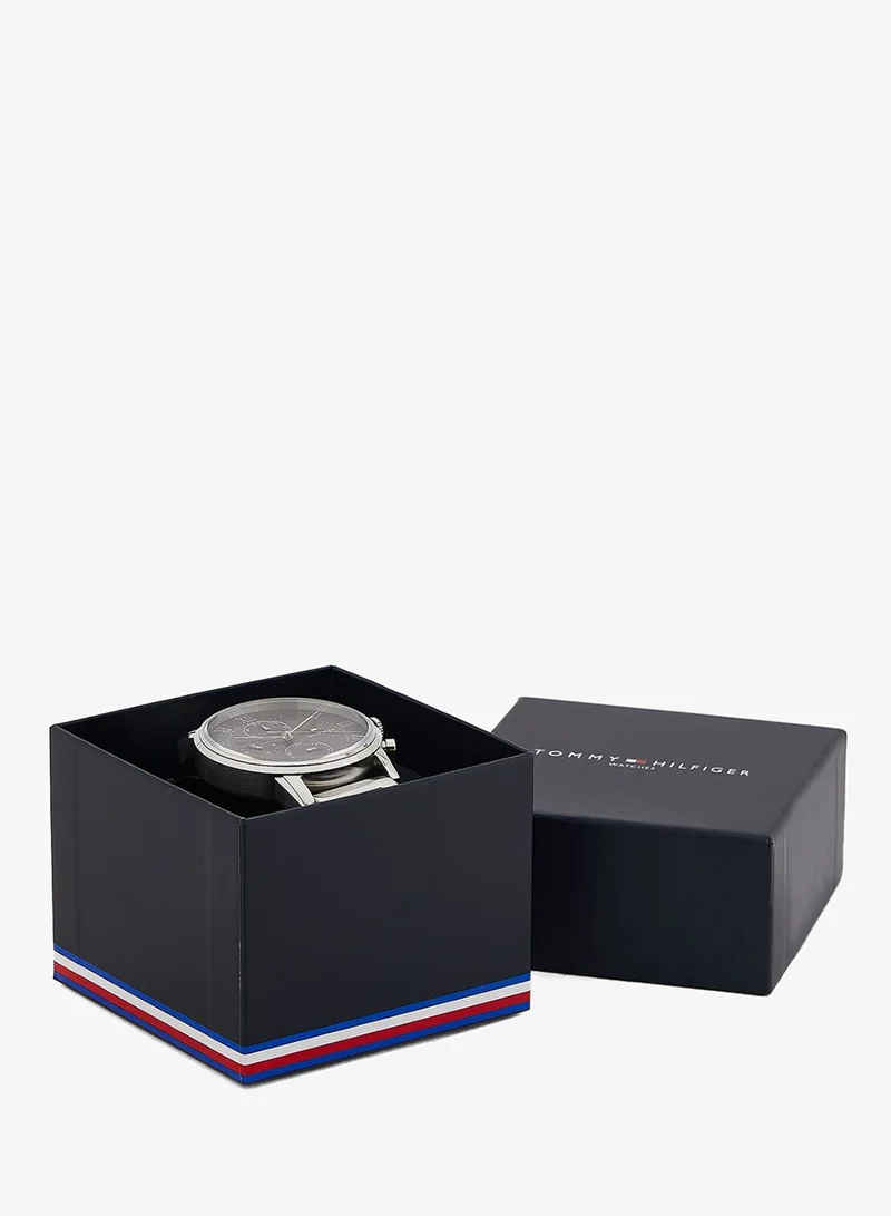 Tommy Hilfiger  Mens Analog Multifunction Quartz Watch With Silver Stainless Steel Bracelet - 1791397 for Men | Best Price UAE
