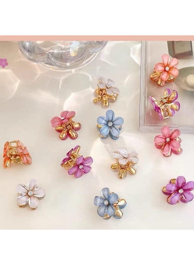 SUN Ring SUNRING Pearl Mini Hair Clips Claw Daisy Flower Retro Cute Hair Clutches For girls and women Girls Kids - Image 2