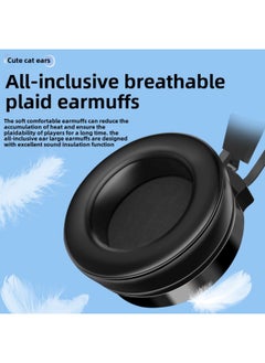 Generic Computer Headset With Microphone Gaming Desktop Special Wired Microphone Laptop Headset Bluetooth-Color:Package 1 Practical Desktop Headphone Stand-blue (✅Lightning Apple Interface Version✅The Built-in Chip Has Good Compatibility)  - Image 4