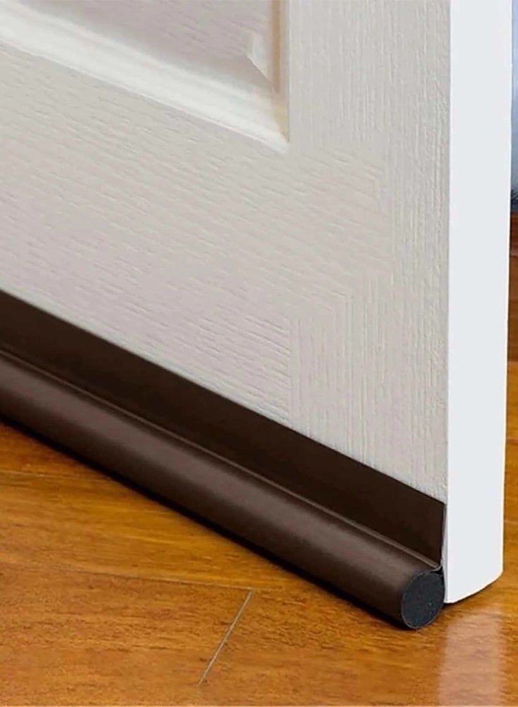 Door Bottom Stopper Stop Insects 8 x 96 x 3 cm Dark Brown 1 piece - Image 2