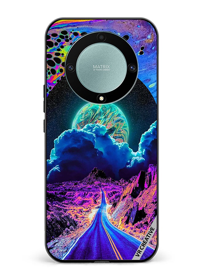 VR CREATIVE غطاء حماية لهاتف Honor X9b بتصميم متعدد الألوان - Image 1