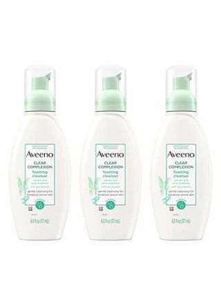 Clear Complexion Foaming Oilfree Facial Cleanser With Salicylic Acid Acne Medication For Breakoutprone Skin & Soy Extracts Hypoallergenic & Noncomedogenic 6 Fl Oz Pack Of 3 - pzsku/Z57411460A48051B2FAFAZ/45/_/1661189835/a851b1f7-154a-4e7a-a6cc-14eb7aae1571