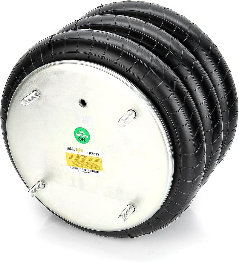 Torque Triple Convoluted Air Spring Bag (Replaces Hendrickson 13041, Firestone W01-358-7818) (TR7818) - Image 1