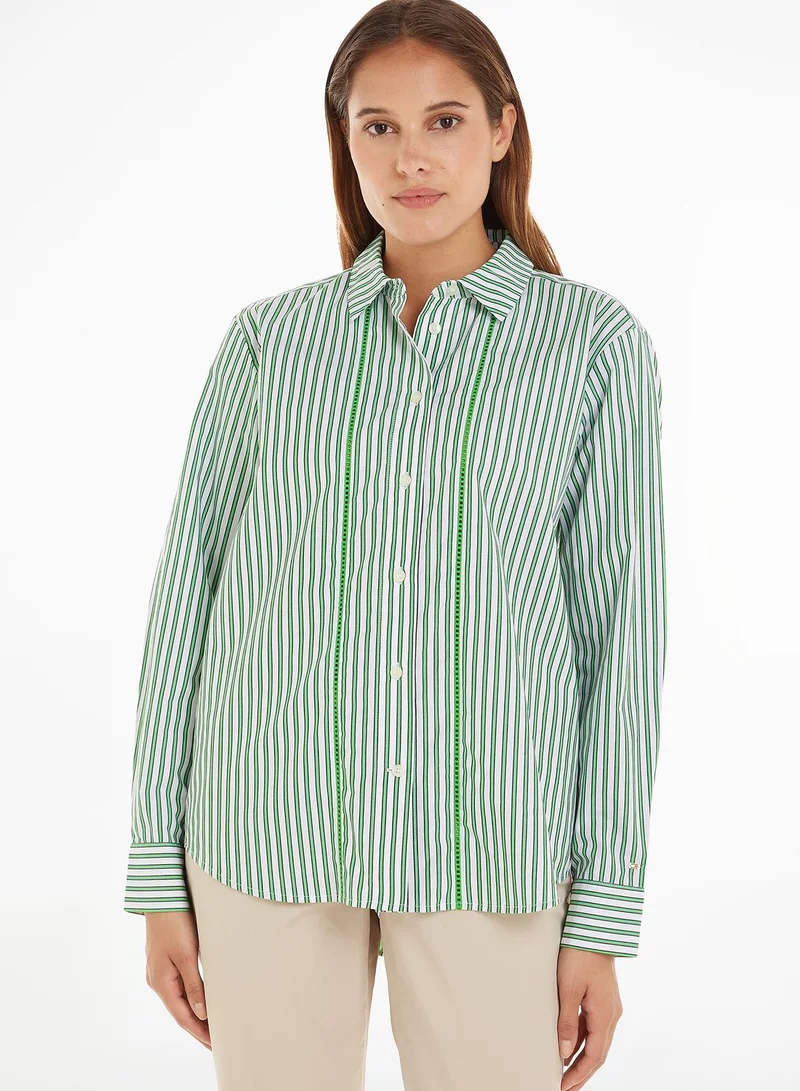 TOMMY HILFIGER Striped Button Down Shirts