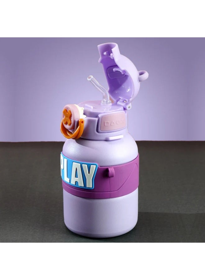 LITTLE SURPRISE BOX Little Surprise Box, Purple Game Theme Stainless Steel Kids Water Bottle, 550ml - Image 5