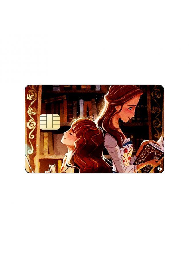 RKN PRINTED BANK CARD STICKER Hermione Granger And Belle From Beauty And The Beast - Image 2