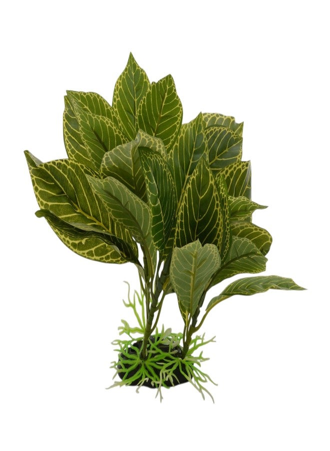 CNZ® Aquarium Fish Tank Green Lifelike Underwater Plastic Plant Aquatic Water Grass Decor (10-inch (W) x 8-inch (H)) - Image 2