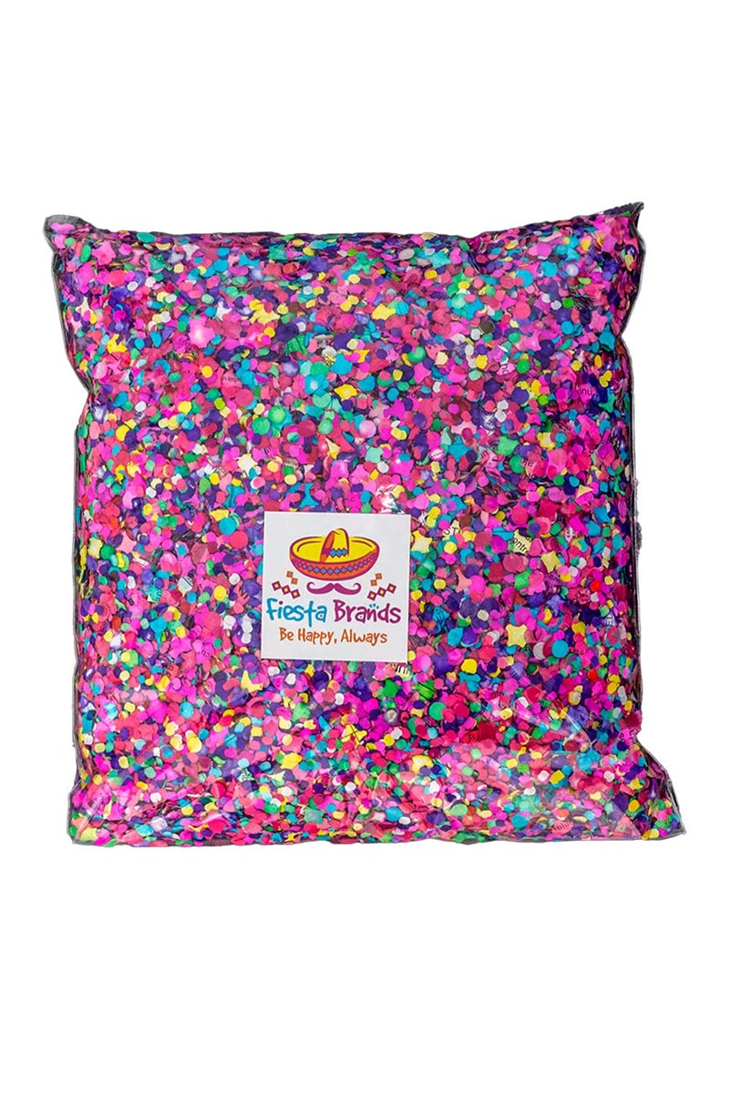 Fiesta Brands Fiesta ConfettiValue Mexican Colorful paper Confetti Medium Bag 44lb200gr - Image 2