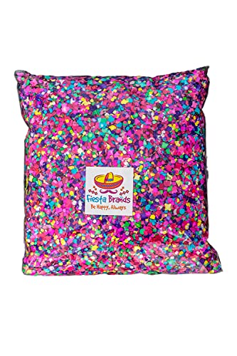 Fiesta Brands Fiesta ConfettiValue Mexican Colorful paper Confetti Medium Bag 44lb200gr - Image 1
