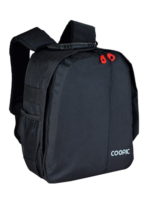 COOPIC BP-01 Professional Camera Backpack Size 12cm x 27cm x 32cm for DSLR/SLR/Mirrorless Cameras, with Accessories Compartment and Tripod Holder Camera Case Compatible with Canon Nikon Sony Digital Lens etc,