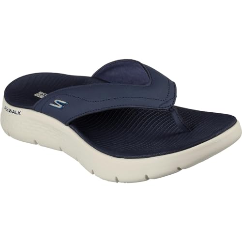 SKECHERS صندل سكيشرز أون ذا جو للرجال - صندل فاليخو، أزرق، 11 - Image 1