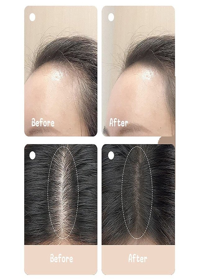 HUDA GIRL Natural Hairline Shadow Powder Stick/Stamper with Brushes and Stencils, Instant Grey Hair Coverage, Hair Root Touch Up, Hair Colour Stick and Hair Filler for Men and Women (Light Brown) - Image 2