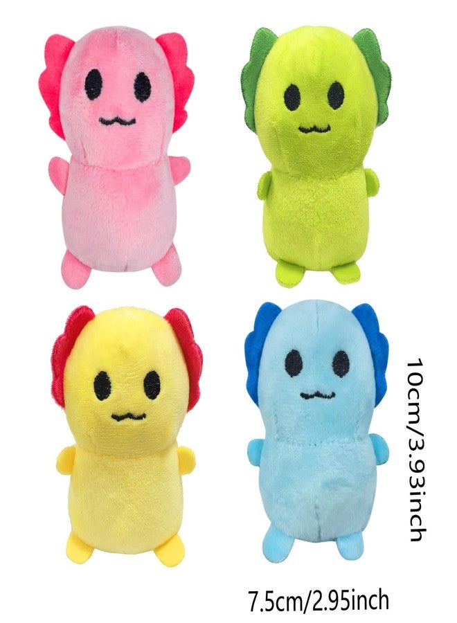 Holydeck 4 Pcs Jumbo Axolotl Plush Toys with Easter Goodie Bags Plushies Playset Basket Fillers Toys for Kids Girls Boys Easter Basket Stuffers Party Favors Gifts - Image 2