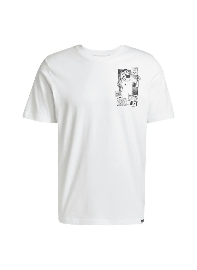 Adidas adidas messi icon men graphic t-shirt